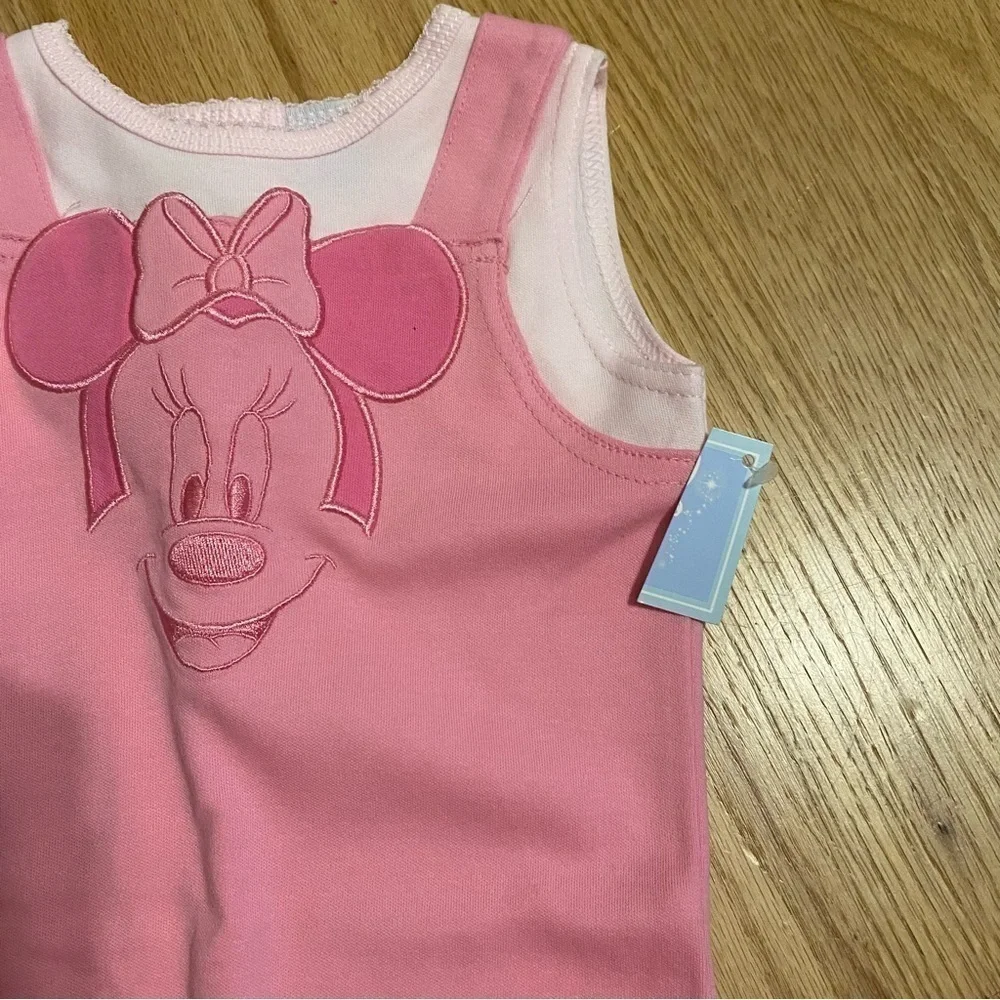 Disney Minnie Mouse One Piece Bodysuit NEW 12 Mos Vintage 90s